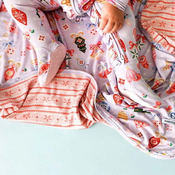 Posh peanut Holly Patoo Lovey Set - Blanket & Lovey lilac Purple - Picture 3 of 5